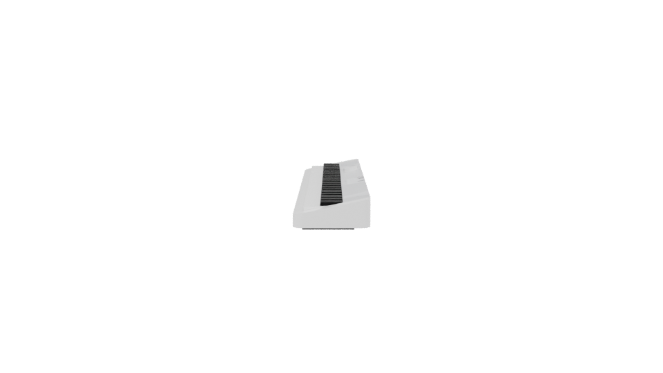 Stylish Digital Piano Model 3D - Professional 3D Model Render 2