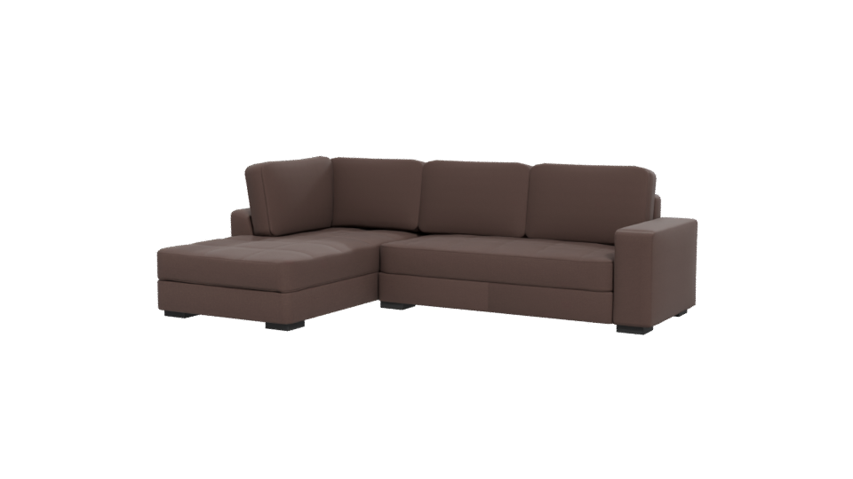 Stylish Corner Sofa 3D Model - Professional 3D Model Render 12