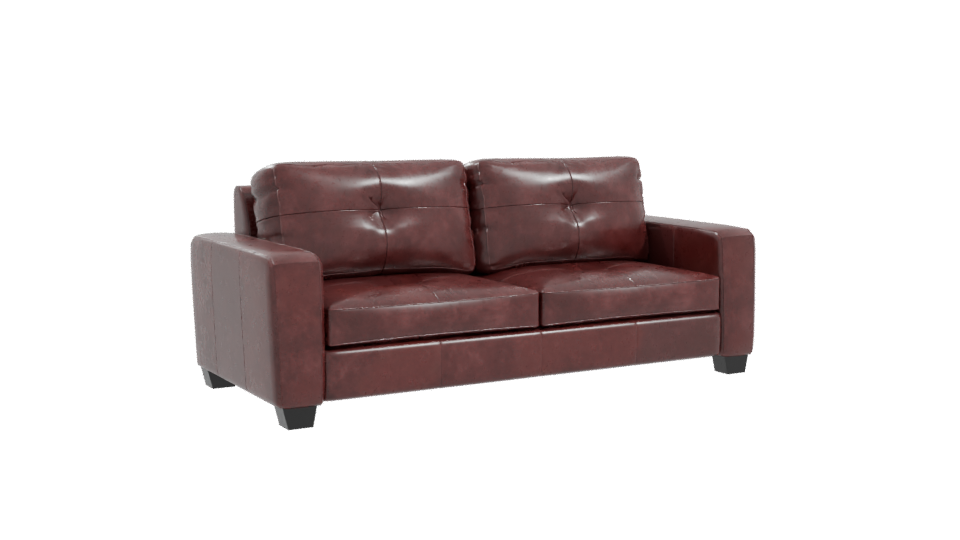 Luxury Modern Leather Sofa 3D Model - Professional 3D Model Render 10