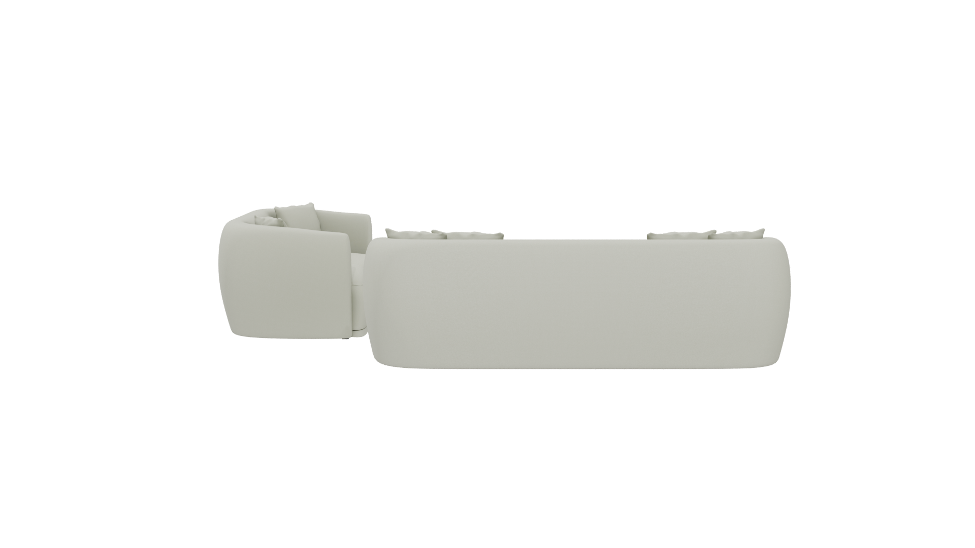 Stylish Modern Sofa Set 3D - Professional 3D Model Render 5