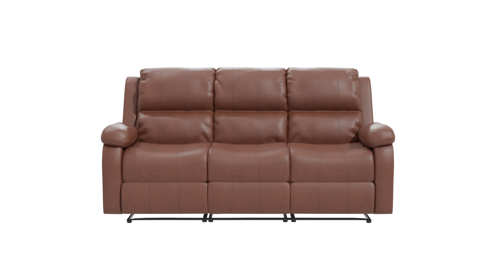 Stylish Modern Reclining Sofa - Professional 3D Model Render 11