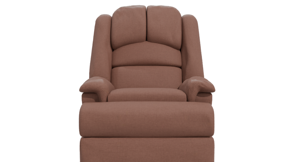 Stylish Reclining Armchair Model - Professional 3D Model Render 11