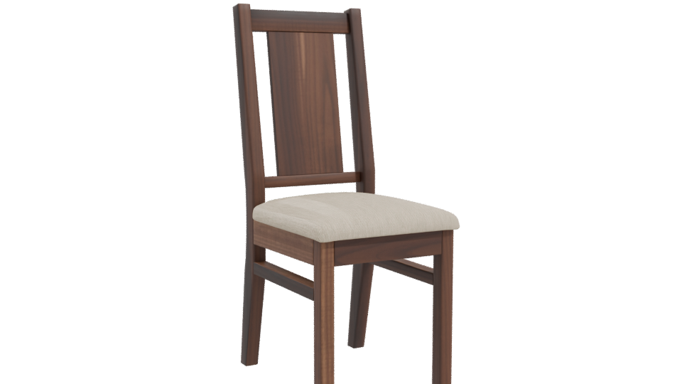 Modern Wooden Chair 3D Model - Professional 3D Model Render 10