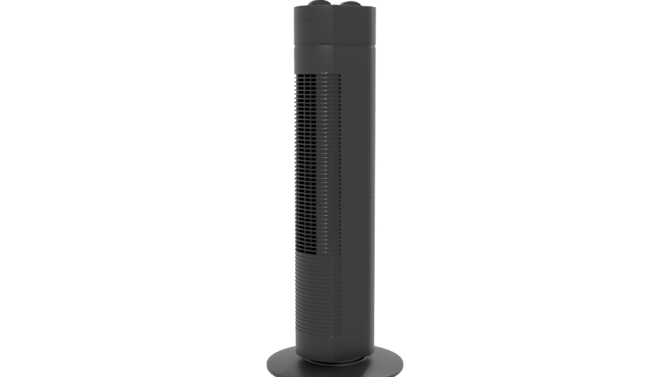 Sleek Modern Tower Fan 3D - Professional 3D Model Render 13