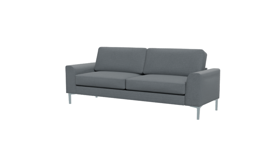 Contemporary Fabric Sofa 3D Model - Professional 3D Model Render 12