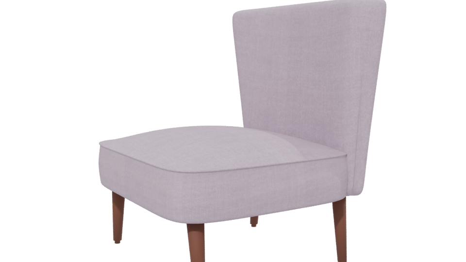 Stylish Modern Accent Chair 3D Model - Professional 3D Model Render 13