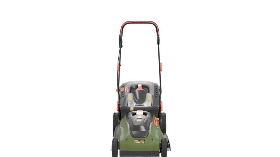 Electric Lawn Mower 3D Model - Professional 3D Model Render 11