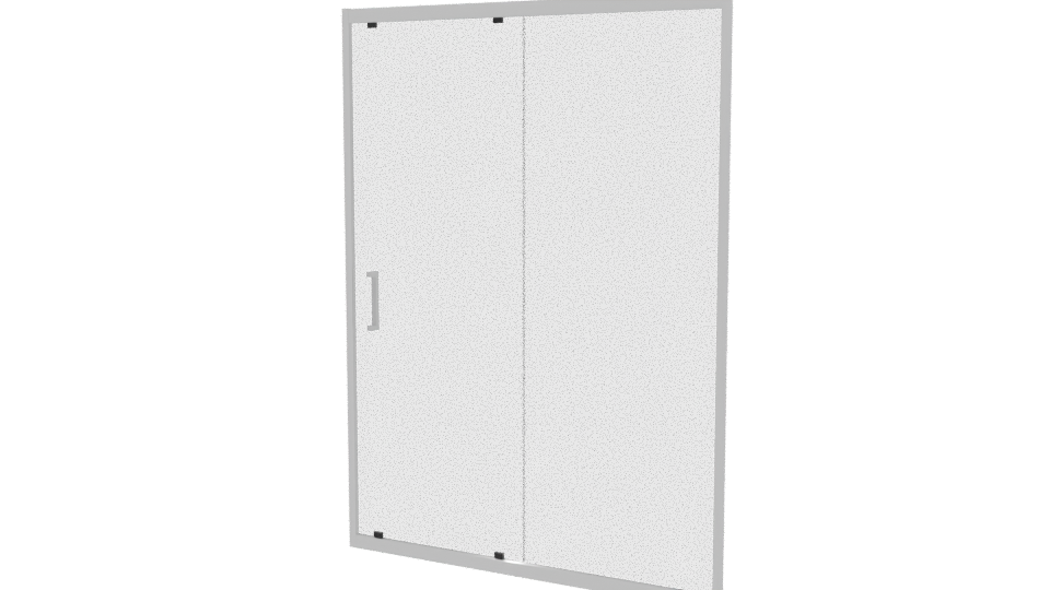 Modern Sliding Glass Door 3D - Professional 3D Model Render 6