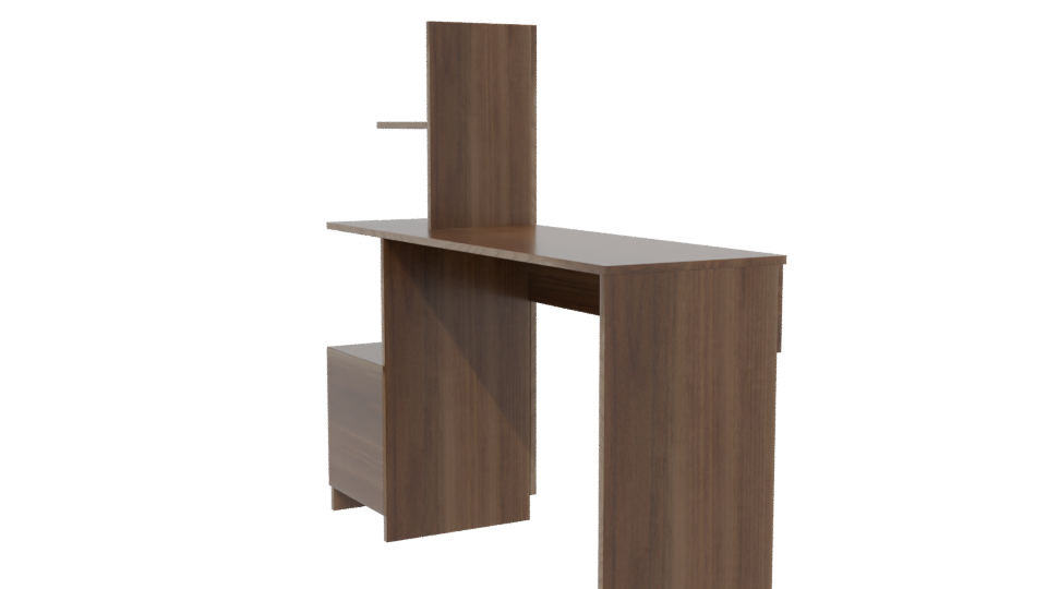 Stylish Modern Office Desk 3D - Professional 3D Model Render 13