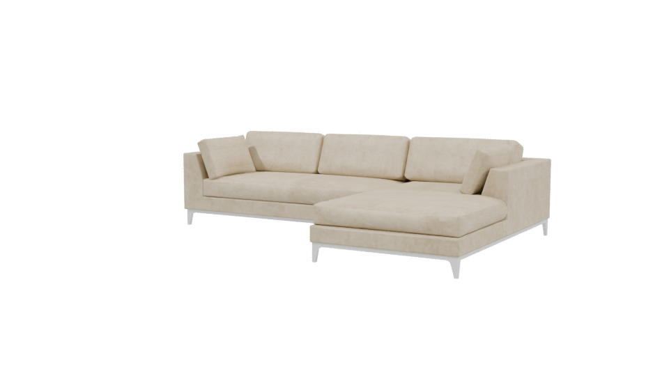 Contemporary Sofa Sectional 3D Model - Professional 3D Model Render 3
