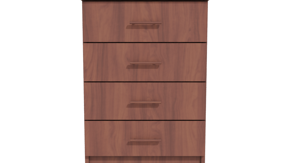 Stylish Wooden Drawer Unit 3D - Professional 3D Model Render 11