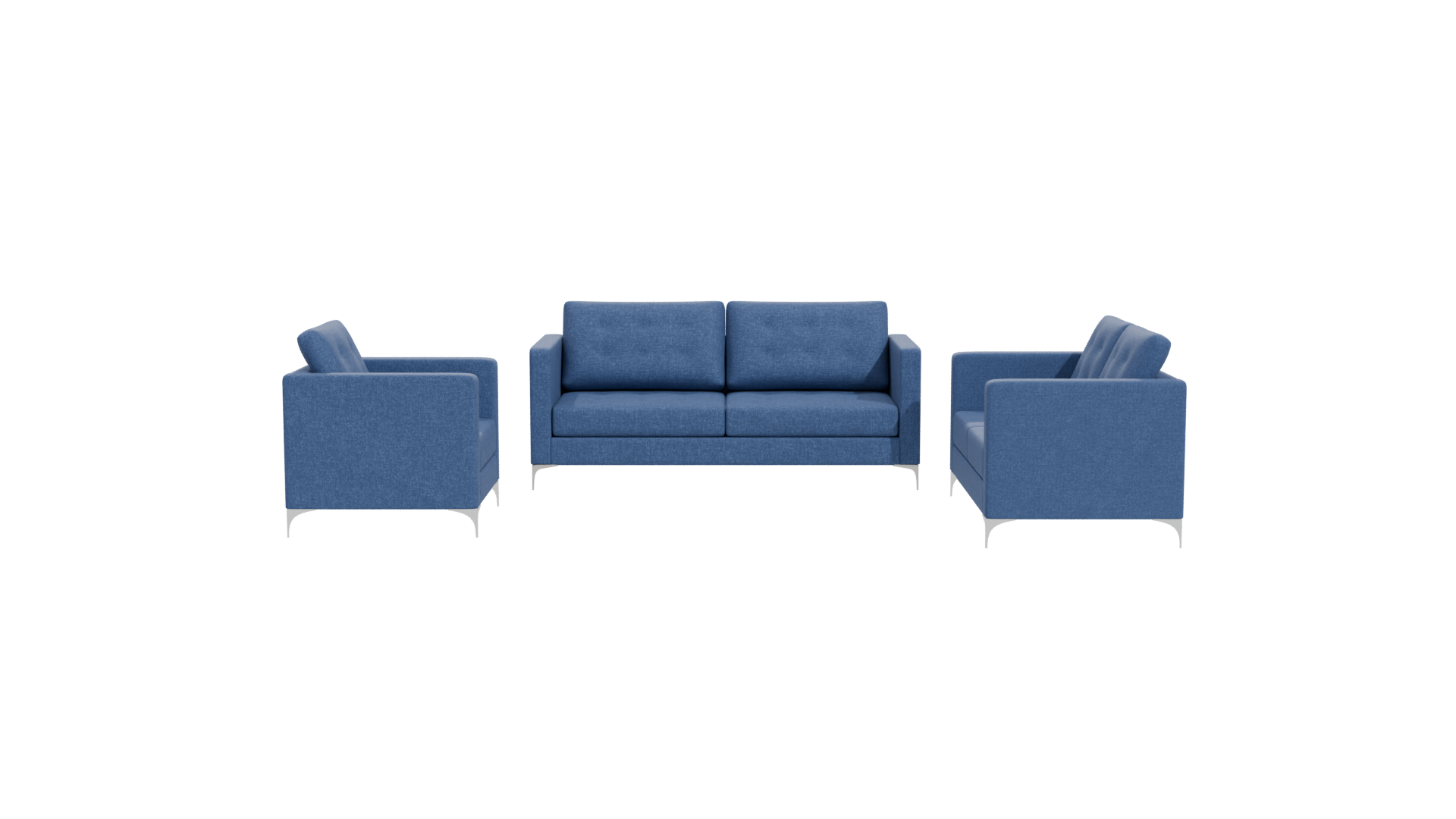 Living Room Sofa Set 3D Model - Professional 3D Model Render 11