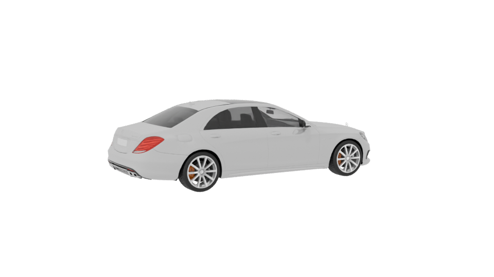 Sleek Luxury Sedan 3D Model - Professional 3D Model Render 7