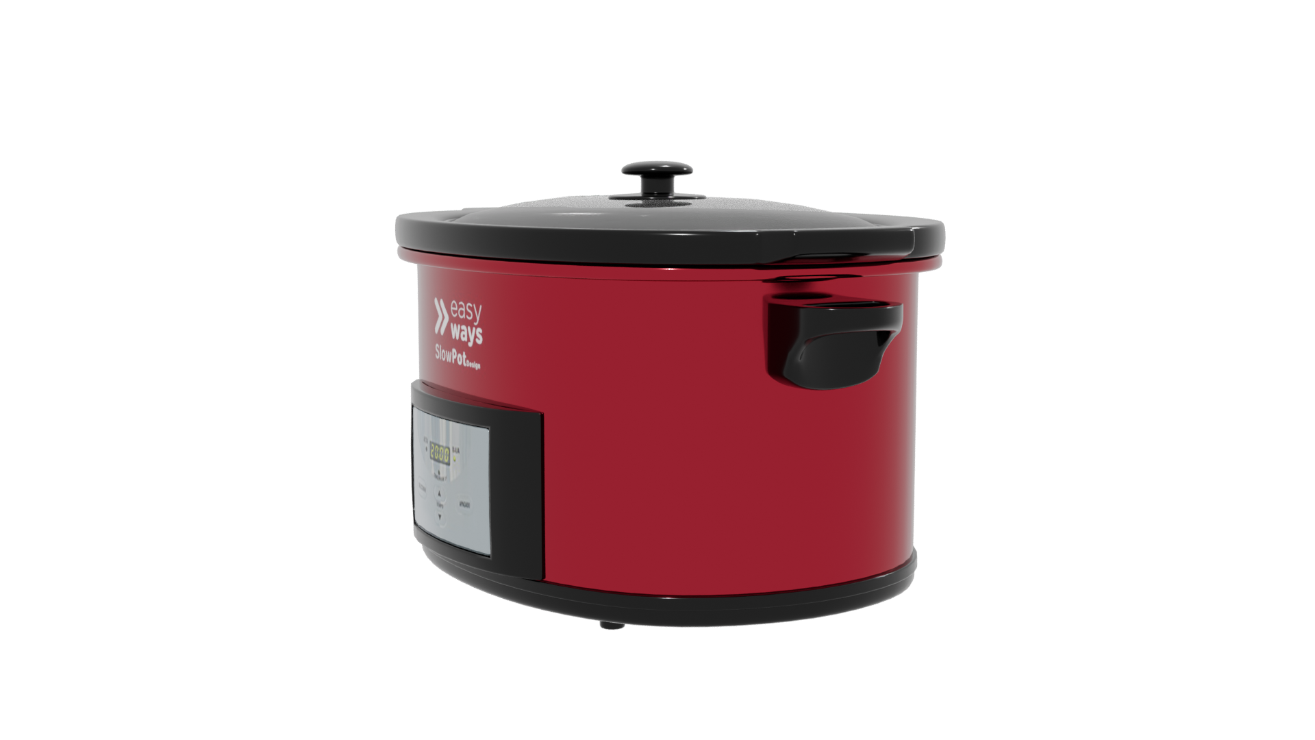 Stylish Slow Cooker Model 3D - Professional 3D Model Render 13