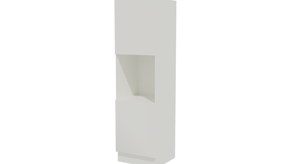 Minimalist Tall Display Shelf 3D - Professional 3D Model Render 12