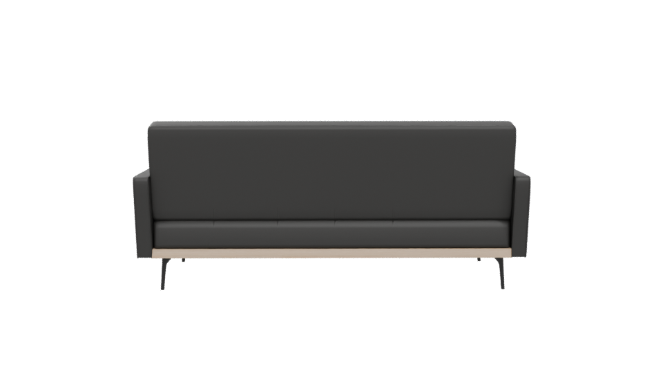 Stylish Modern Leather Sofa 3D Model - Professional 3D Model Render 5