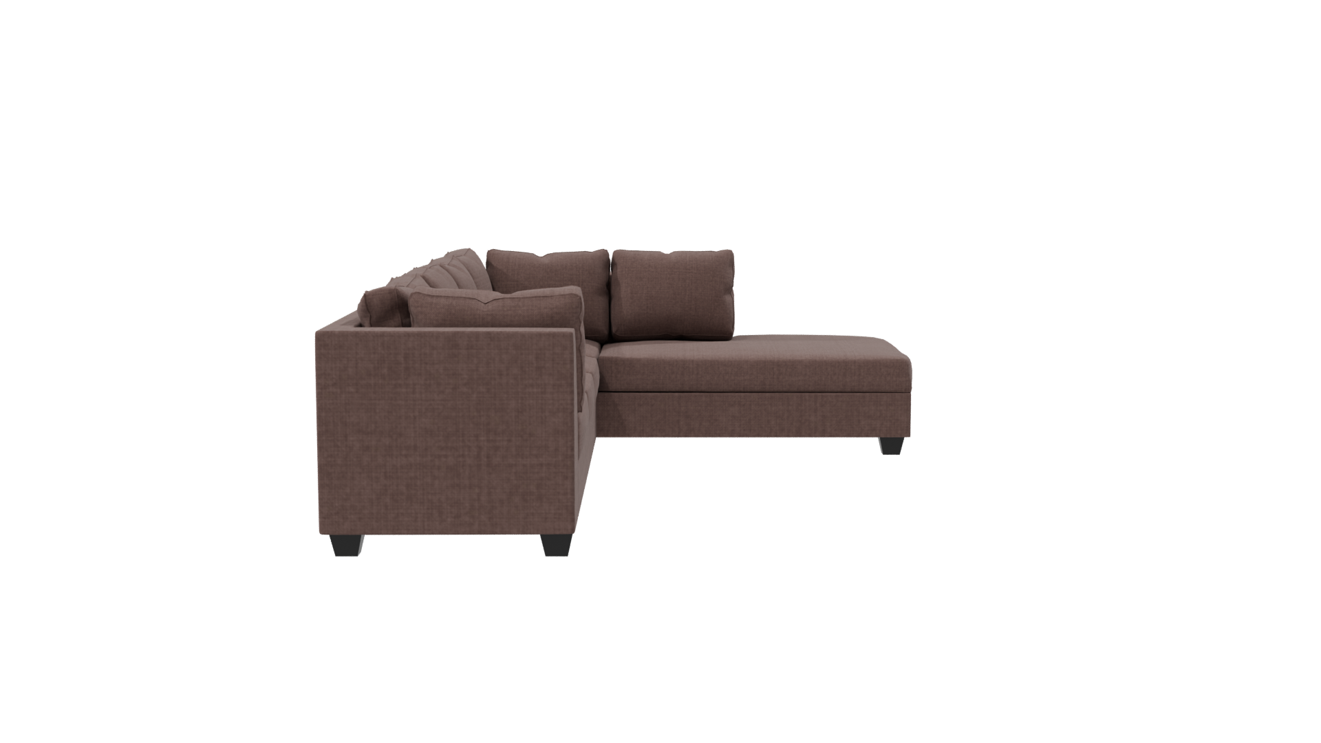 Elegant Sectional Sofa 3D Model - Professional 3D Model Render 8