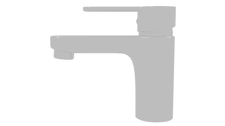 Stylish Metal Trash Bin Model - Professional 3D Model Render 2