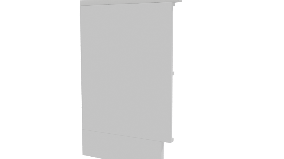 Modern Wooden Shelf Model 3D - Professional 3D Model Render 9