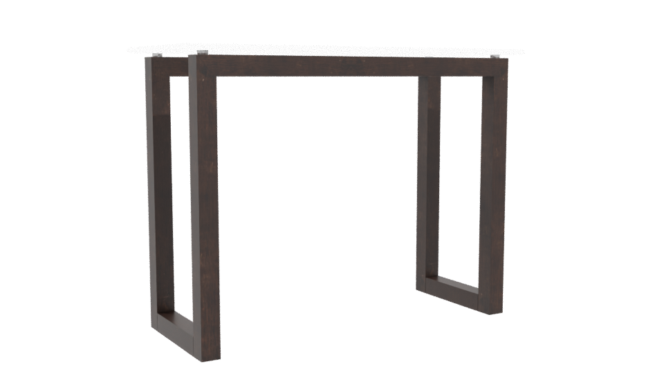 Stylish Console Table 3D Model - Professional 3D Model Render 4