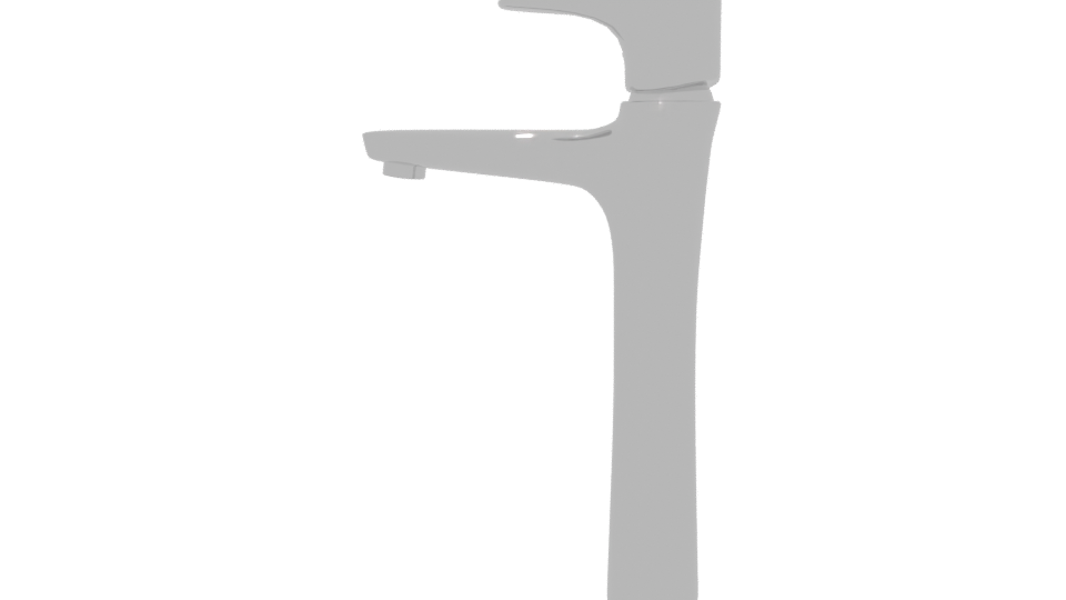 Sleek Modern Kitchen Faucet 3D Model - Professional 3D Model Render 6