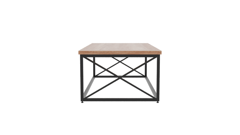 Stylish Wooden Dining Table 3D - Professional 3D Model Render 11
