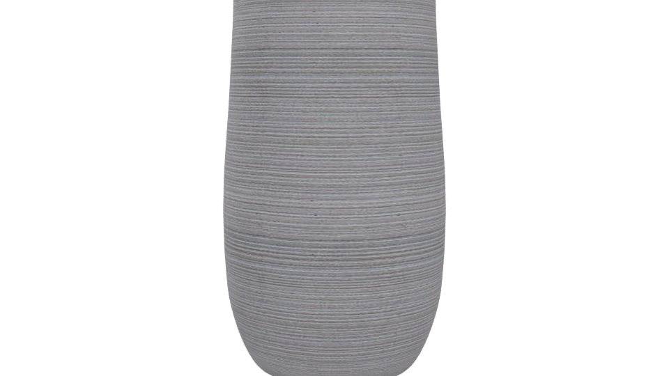 Tall Taupe Fiber Planter 3D - Professional 3D Model Render 5