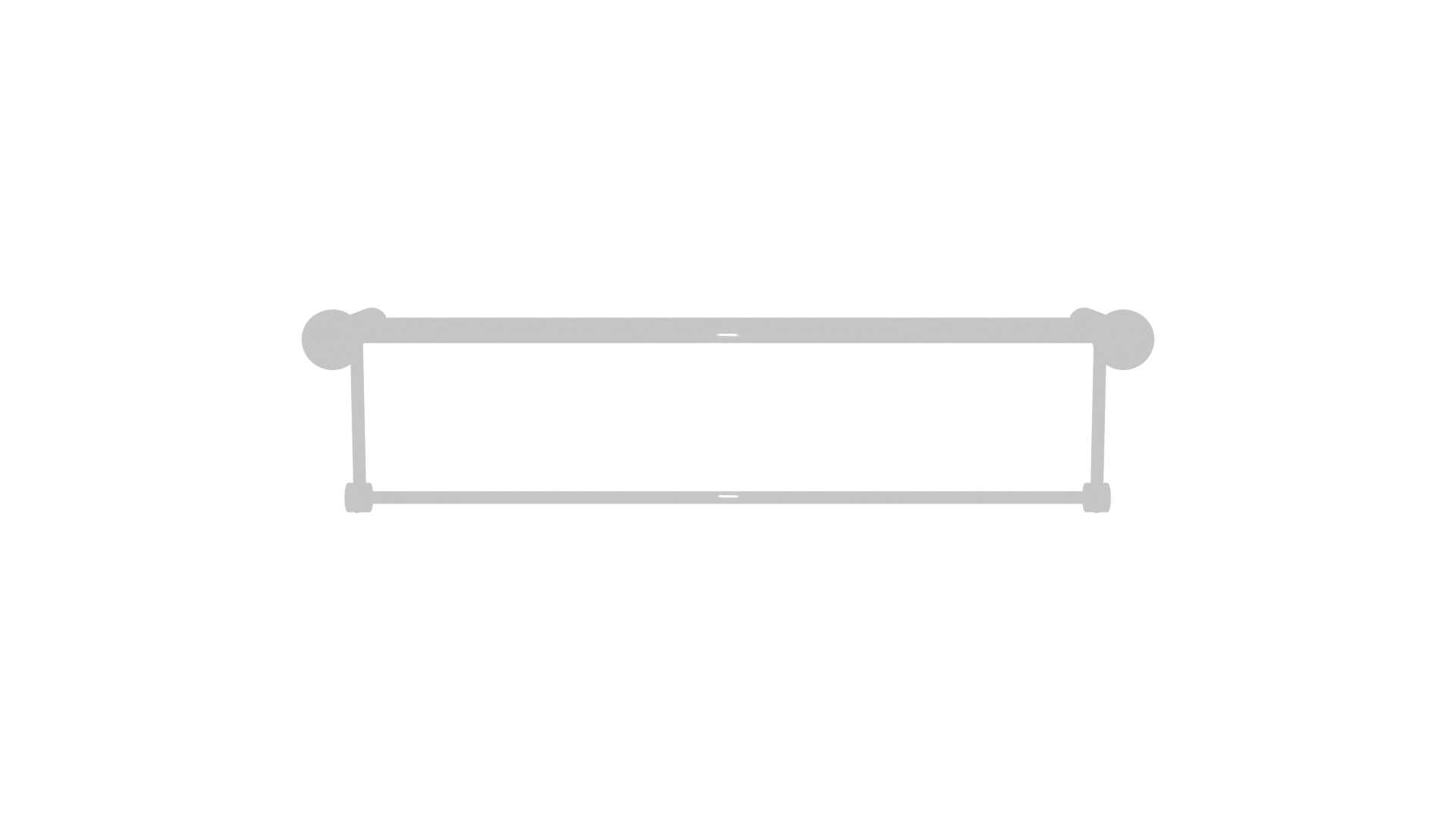 Stylish Metal Towel Rack 3D - Professional 3D Model Render 17