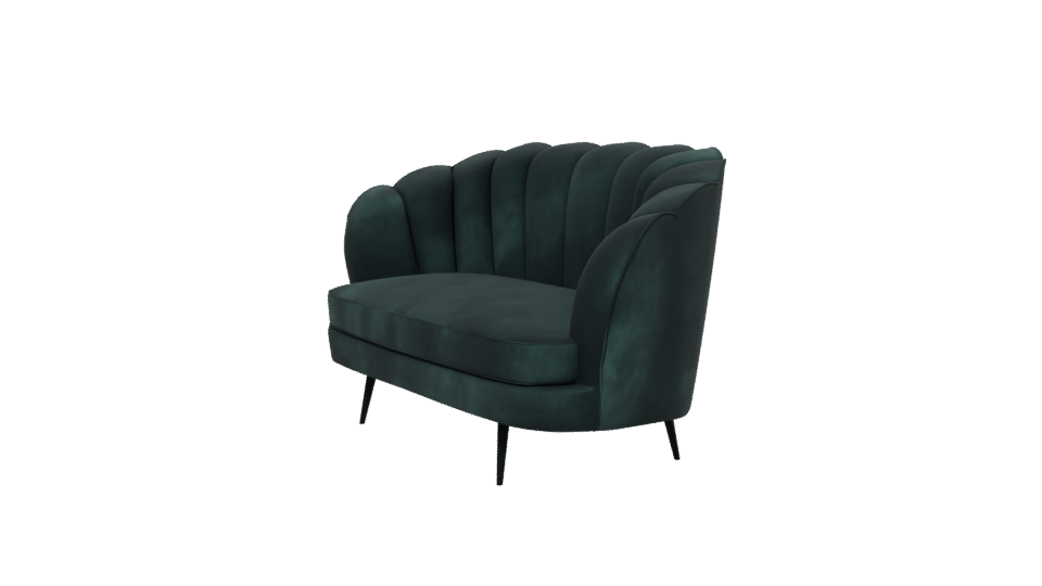 Elegant Green Sofa 3D Model - Professional 3D Model Render 13