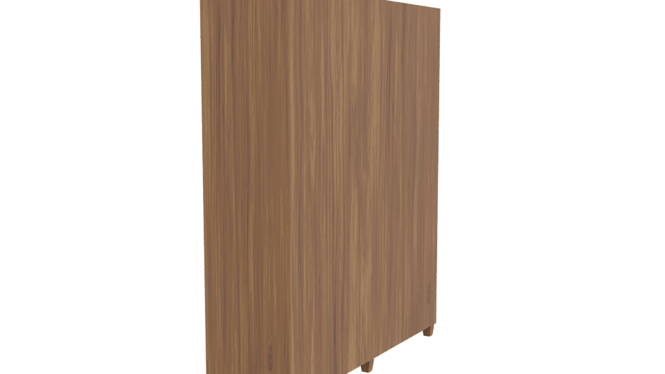 Modern 6-Door Wardrobe 3D Model - Professional 3D Model Render 3
