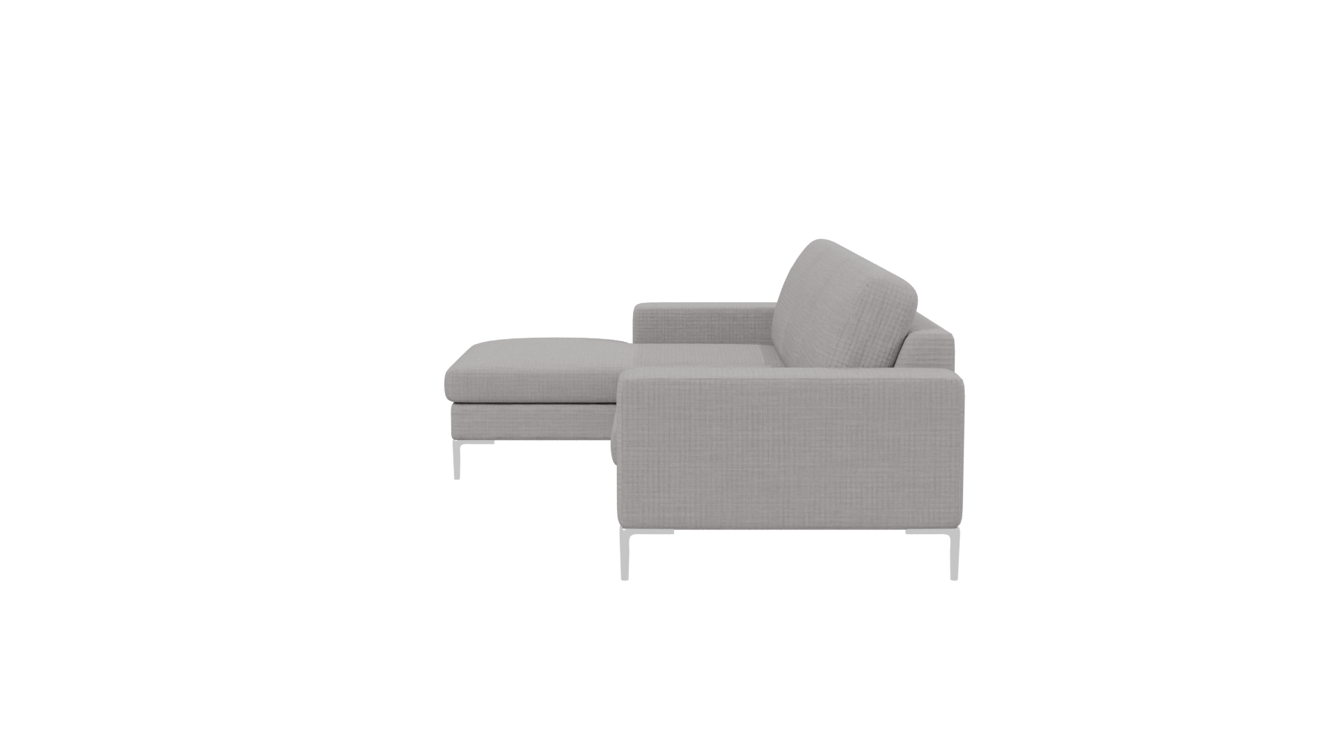 Contemporary L-Shaped Sofa 3D - Professional 3D Model Render 2