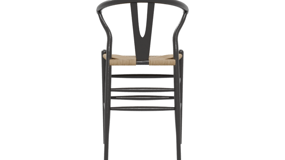 Stylish Wooden Chair Model - Professional 3D Model Render 5