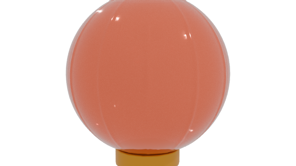 Stylish Modern Glass Lantern 3D Model - Professional 3D Model Render 10