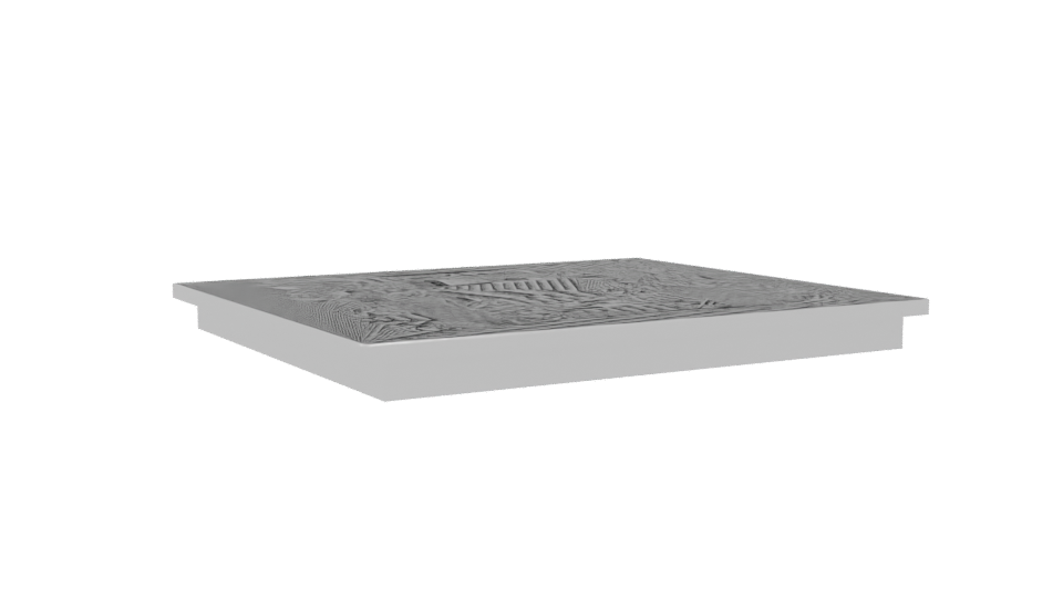 Sleek Induction Cooktop 3D Model - Professional 3D Model Render 4