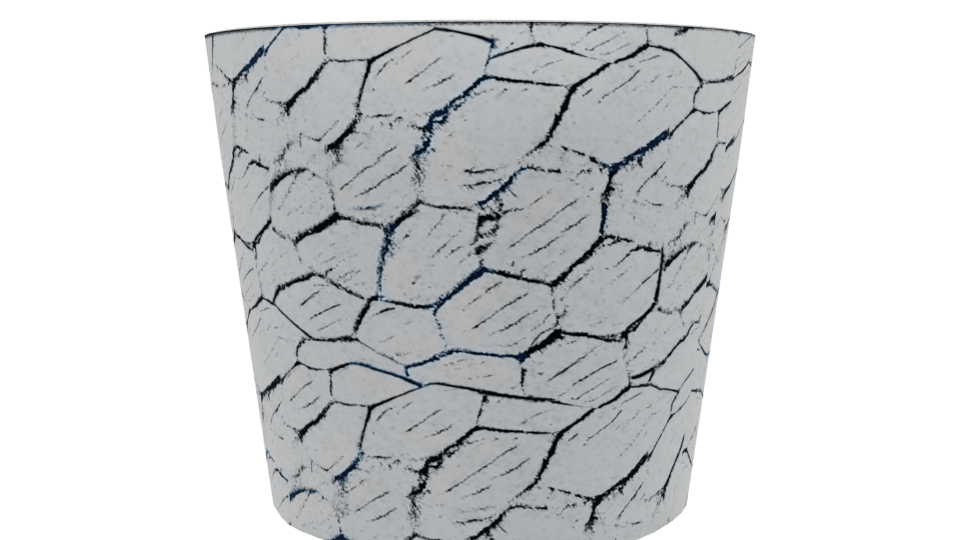 Artistic Decorative Pot 3D Model - Professional 3D Model Render 3