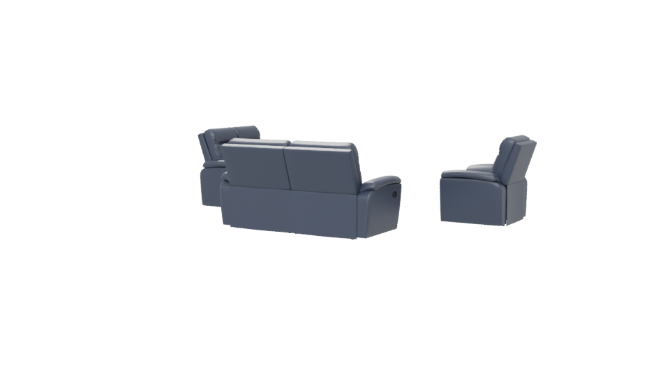 SALA 321 Reclining Sofa Set 3D - Professional 3D Model Render 6