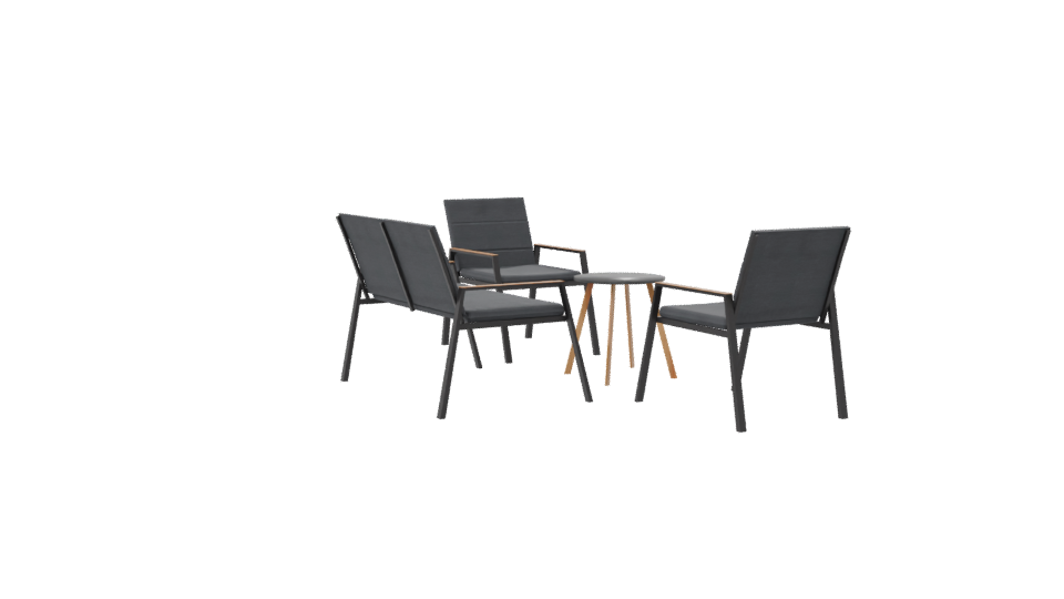 Modern Patio Furniture Set 3D - Professional 3D Model Render 7