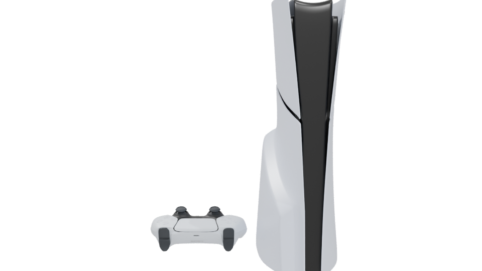 Next-Gen Gaming Console Model - Professional 3D Model Render 5