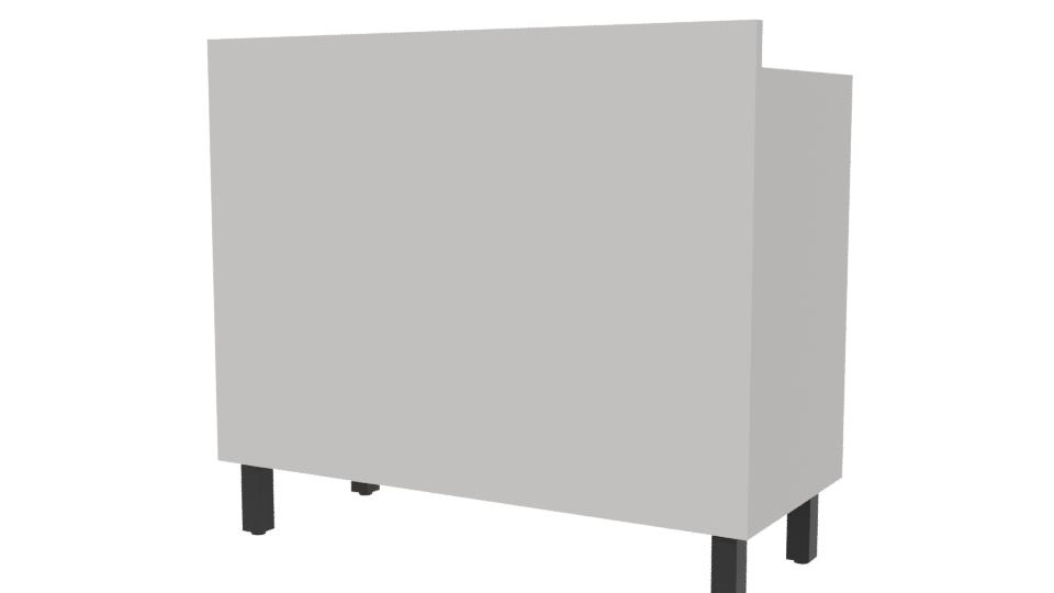 Stylish Wooden Cabinet Model 3D - Professional 3D Model Render 6