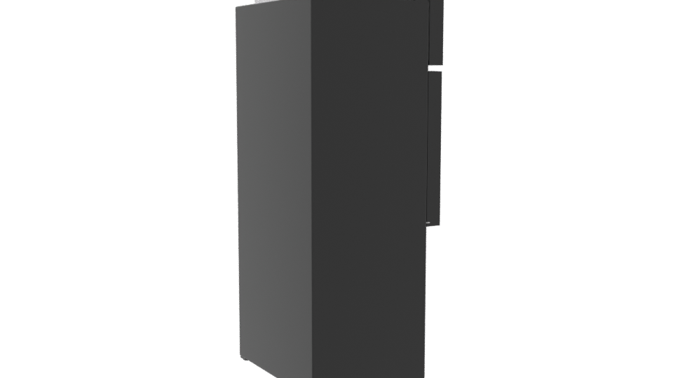 Sleek Modern Refrigerator 3D - Professional 3D Model Render 7