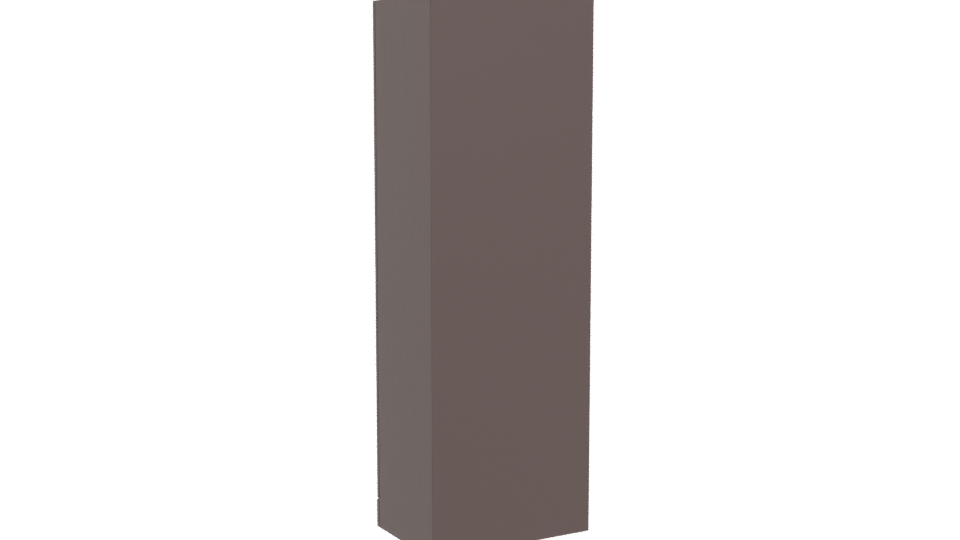 Sleek Full-Length Mirror Model - Professional 3D Model Render 4