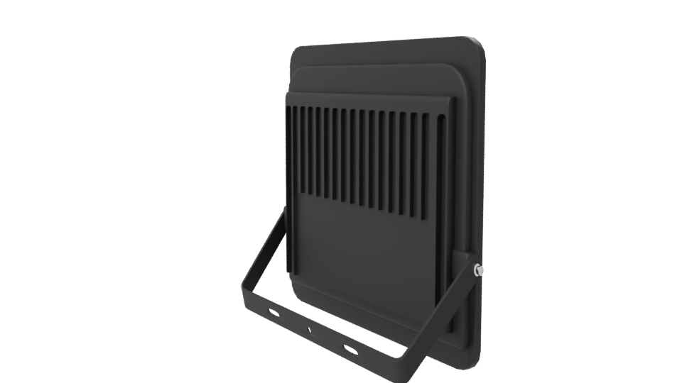 LED Floodlight 3D Model - Professional 3D Model Render 7