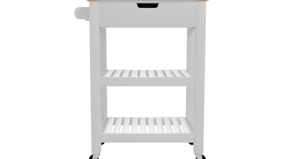 Stylish Kitchen Cart 3D Model - Professional 3D Model Render 11