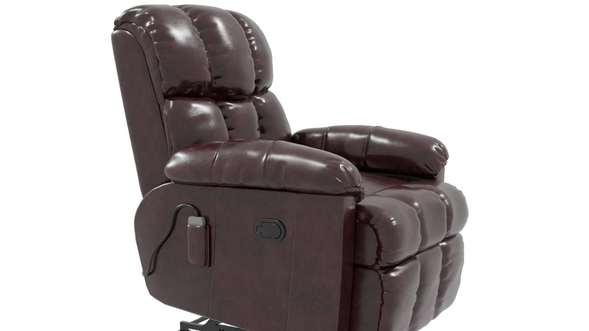 Luxurious Recliner Armchair 3D - Professional 3D Model Render 9