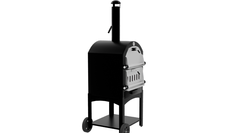 Charcoal Grill 3D Model - Professional 3D Model Render 9