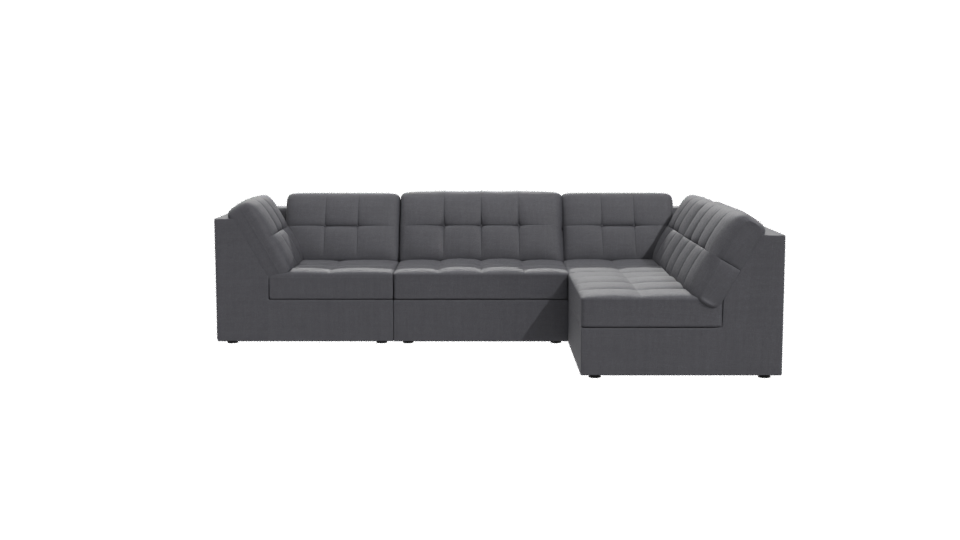 Stylish Modern Sectional Sofa 3D - Professional 3D Model Render 11