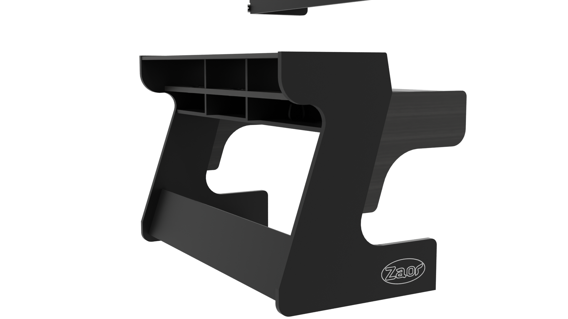 Stylish Modern Office Desk 3D Model - Professional 3D Model Render 7