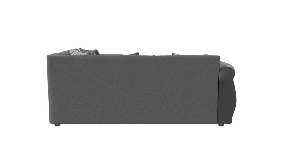 Contemporary Grey Sofa 3D Model - Professional 3D Model Render 8