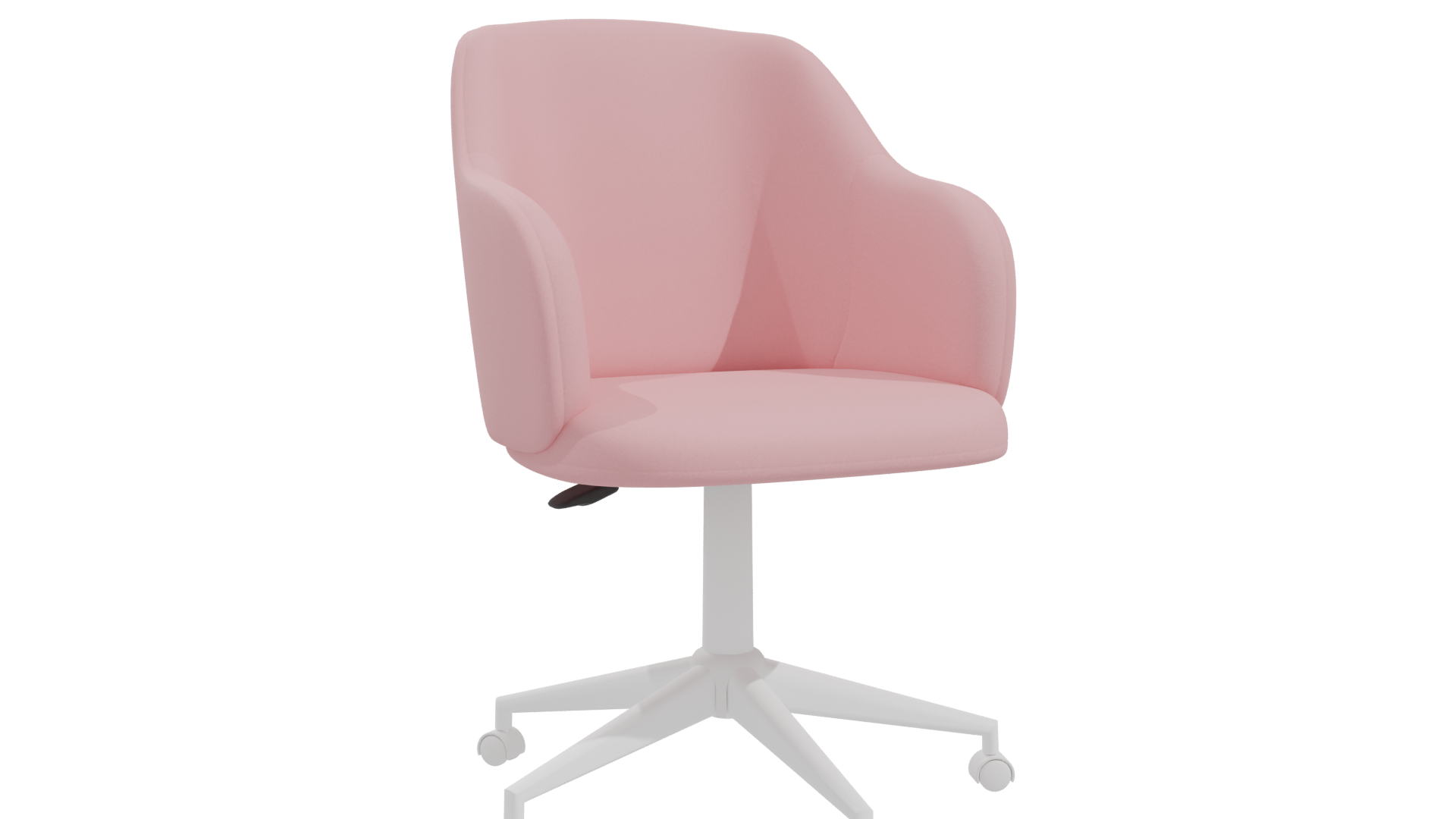Stylish Pink Office Chair 3D - Professional 3D Model Render 22