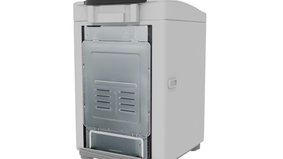 Top Load Washing Machine 3D Model - Professional 3D Model Render 6